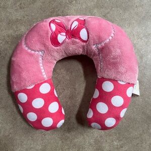 Disney Baby Toddler Minnie Mouse Neck Roll Travel Pillow Head Support